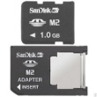M2 SanDisk pam. karta 1GB s adapterem (Bulk)
